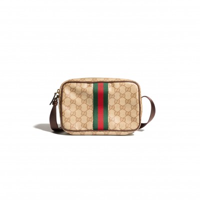 GUCCI GG MINI BAG WITH WEB 876391 (21.5*14*5cm)